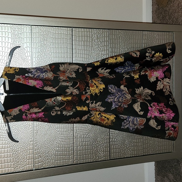 Alice & Olivia Oriental Floral Dress Size 0 - Picture 2 of 7